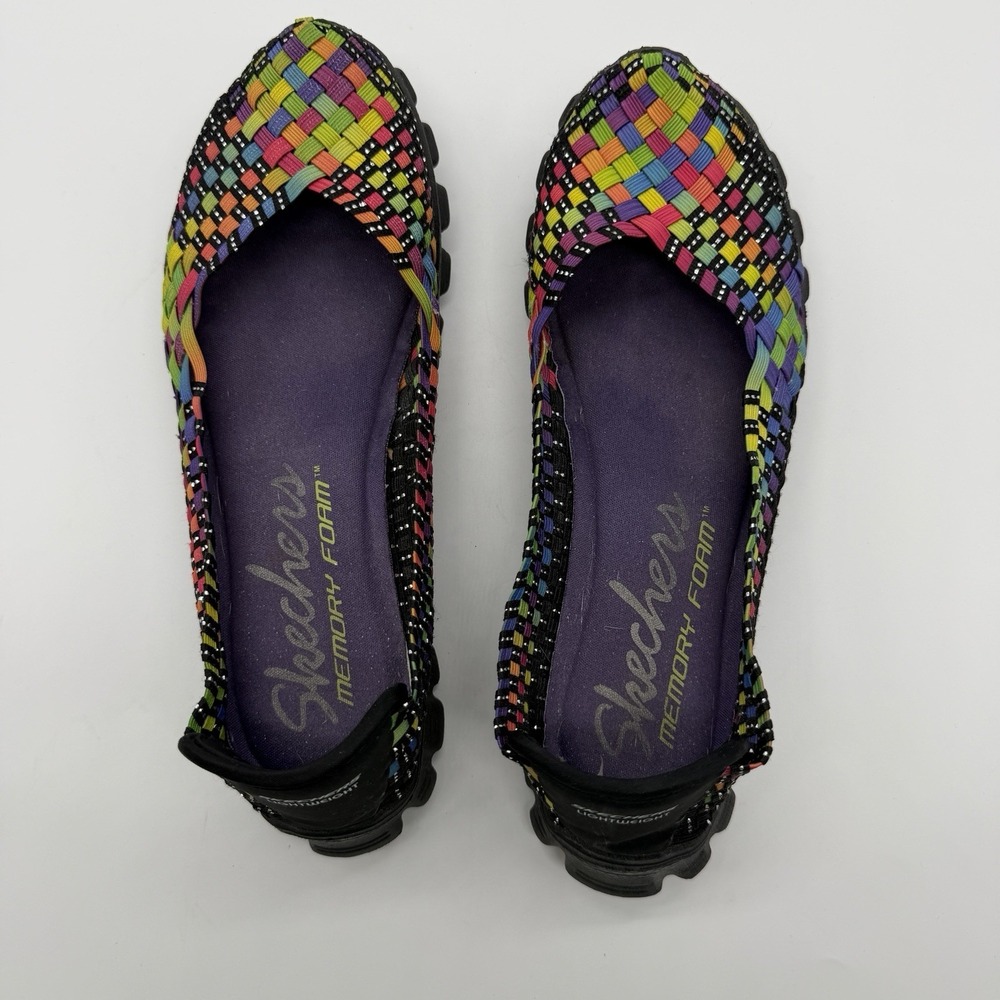 Skechers Ez Flex 2 Delphi Women Slip On Memory Foam Shoes Multicolor Size 7.5 US